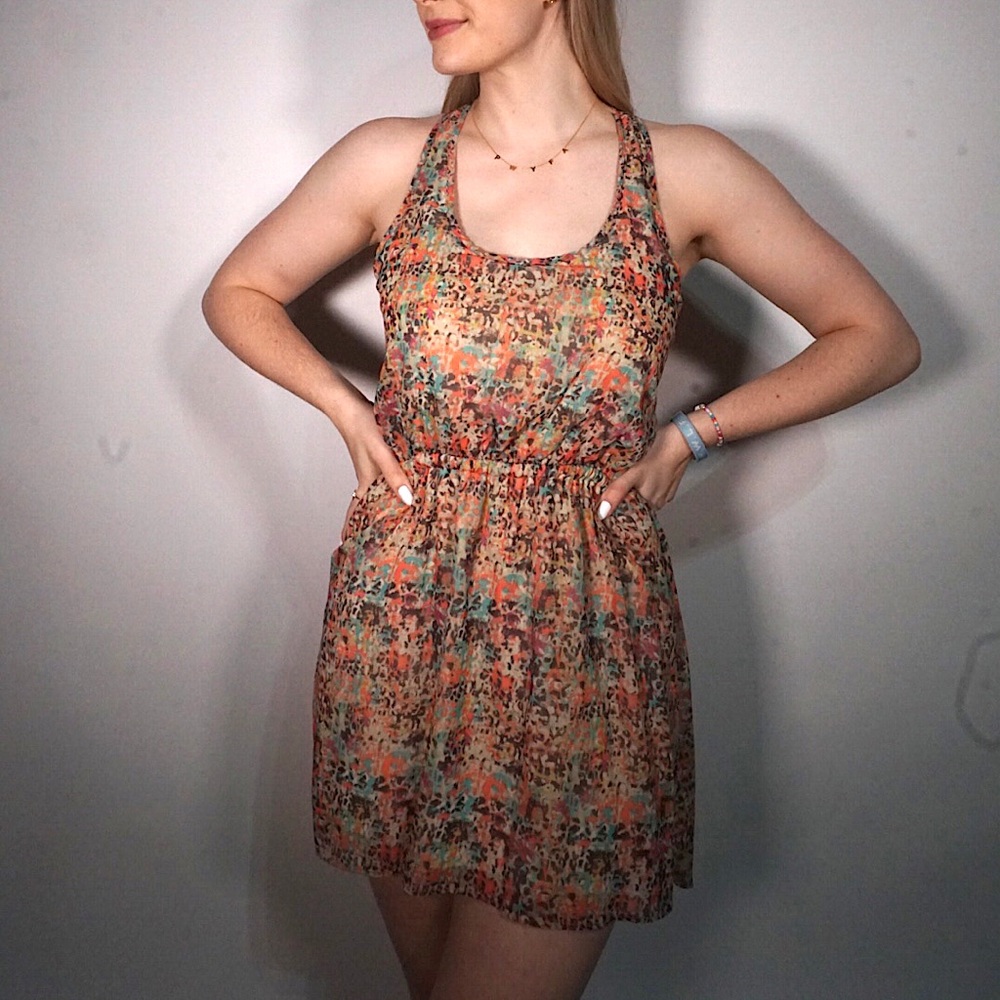 Xhilaration Juniors/Women’s Dress Size Medium Multicolor